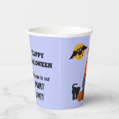 スリーファンハロウィン格言  紙コップ (右)