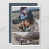 スリーフォトハッピーホリデーズ シーズンカード (正面/裏面)