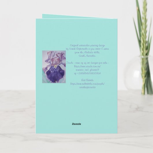 スリーブディーズアクアブディーウォーター色のアートカード カード (裏面)