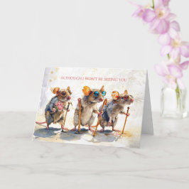 スリーブラインドネズミ誕生日デライト カード