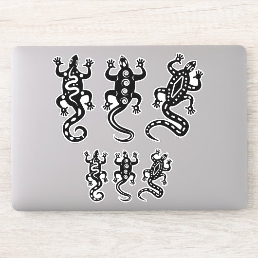 スリーブラックリザードサンダー_コーブサウスウエストスタイル シール (コンピューター)