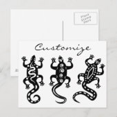 スリーブラックリザードサンダー_コーブサウスウエストスタイル ポストカード (正面/裏面)