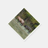 スリーブルエルクファイト スタンダードカクテルナプキン (角)