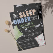 スリープアンダーカワイイカラフルートスリープバー誕生日 招待状