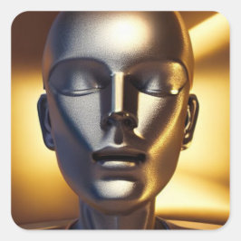 スリープアンドロイドステッカー スクエアシール