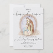 スリープインヘブンリーピース出生クリスマス 招待状 (正面)