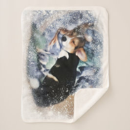 スリープウェルシュコーギー シェルパブランケット