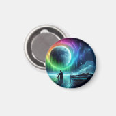 スリープウォーカー匿名ラウンドマグネット マグネット (正面/裏面)