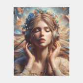 スリープオアシス公式メディアブランケット フリースブランケット (正面)