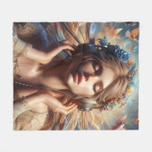 スリープオアシス公式メディアブランケット フリースブランケット (正面(横))