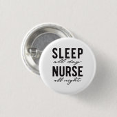 スリープオールデイナースオールナイト |医療 缶バッジ (正面&裏面)