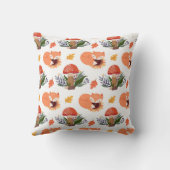 スリープキツネとキノコ クッション (裏面)