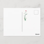 スリープキツネポストカード ポストカード (裏面)