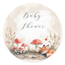 スリープキツネ封筒用シール