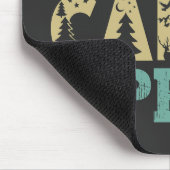 スリープキャンプリピ食べートキャンピング恋人 マウスパッド (コーナー)