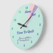 スリープキ食べルトキルティングルーム ラージ壁時計 (傾斜)