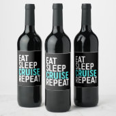 スリープク食べルーズリピートホリデーバケーションギフト ワインラベル (ボトル)