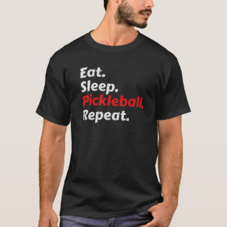 スリープサッカー食べリピーターラブサッカー Tシャツ
