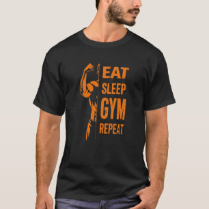スリープジ食べムトレーニングリピートTシャツ Tシャツ
