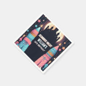 スリープスタースリープバースランバーパーティー13th誕生日 スタンダードカクテルナプキン (角)