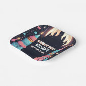 スリープスタースリープバースランバーパーティー13th誕生日 ペーパープレート (傾斜あり)