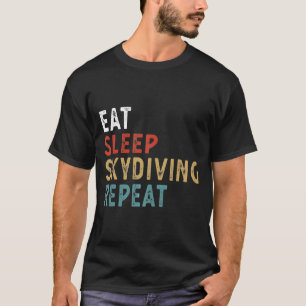 スリープス食べカイダイビングリピーターアイディア Tシャツ