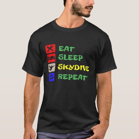 スリープス食べカイダイブ Tシャツ (正面)
