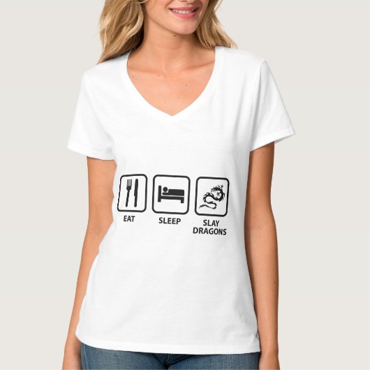 スリープス食べレードラゴンズ Tシャツ (正面)