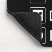 スリープダッシュ繰り返しビデオゲームジオメトリビデオゲーマー マウスパッド (コーナー)