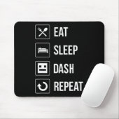 スリープダッシュ繰り返しビデオゲームジオメトリビデオゲーマー マウスパッド (マウス)