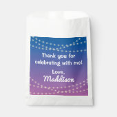 スリープハーフスリープオーバーストリングライトパーティー フェイバーバッグ (正面)