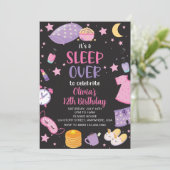 スリープバースランバーパーティーピンクパープルトゥイーン 招待状 (スタンド正面)