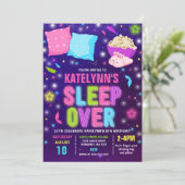 スリープバー招待状スランバーパーティースリープバーパーティー 招待状 (スタンド正面)