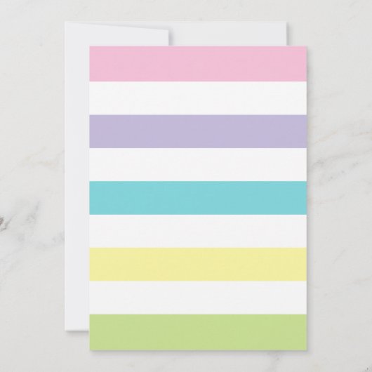 スリープバー招待状スランバーパーティー誕生日 招待状 (裏面)