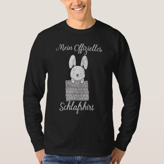 スリープパジャマスナイトドレスウサギ Tシャツ (正面)