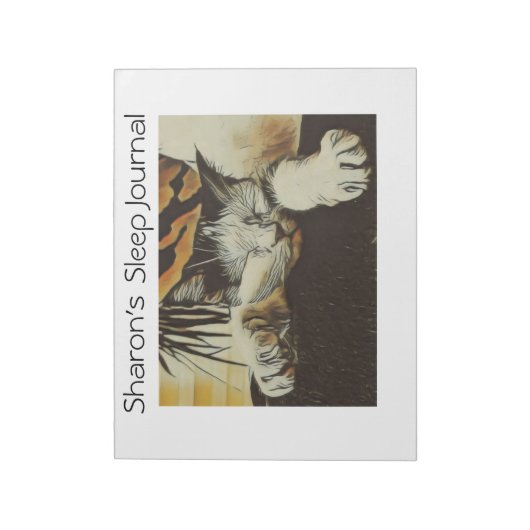 スリープパーソナライズされたジャーナル ノートパッド (回転)