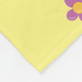 スリープパーソナライズされたベビーユニコーン&レインボー フリースブランケット (角)