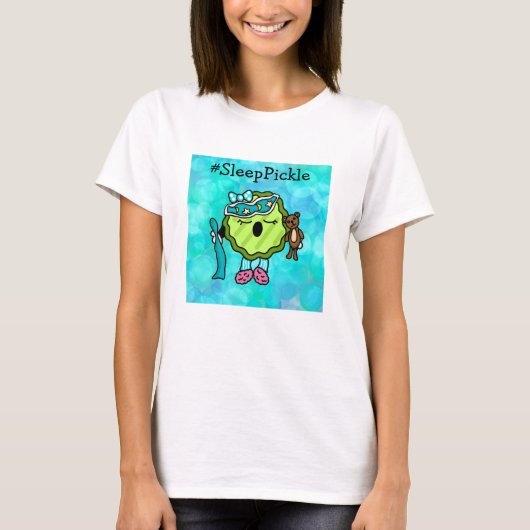 スリープピックル | Sweet Pickle Pun Tシャツ (正面)