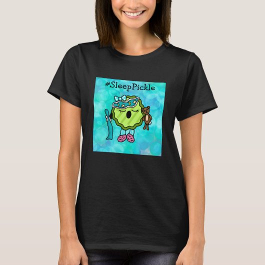 スリープピックル | Sweet Pickle Pun T-Shirt Tシャツ (正面)