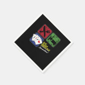スリープピ食べノクルプレイヤーズペノチュレギャンブルカードGa スタンダードカクテルナプキン (角)