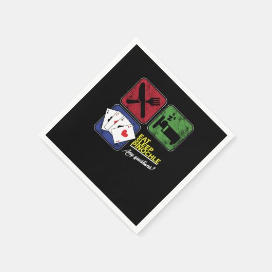 スリープピ食べノクルプレイヤーズペノチュレギャンブルカードGa スタンダードカクテルナプキン (角)