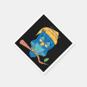 スリープフクロサンダー_コブ スタンダードカクテルナプキン (角)