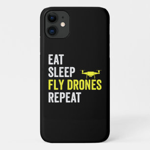 スリープフライ食べドローンリプレースドローンパイロットクアドコプター iPhone 11 ケース