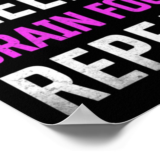 スリープブレインフォグリピート線維筋痛認識度ルプ ポスター (角)