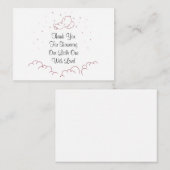 スリープベビーオンクラウドサンキューカード ノートカード (正面/裏面)