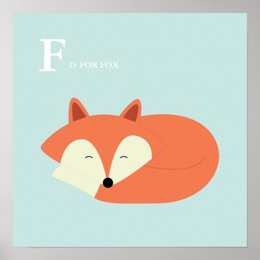 スリープベビーキツネ ポスター (正面)