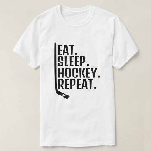 スリープホッケー食べリピートTシャツ Tシャツ (デザイン正面)