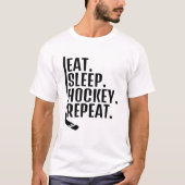 スリープホッケー食べリピートTシャツ Tシャツ (正面)