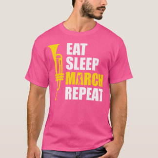スリープマーチ食べーリピーターTRUMPET Tシャツ