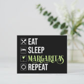 スリープマー食べガリタスリピート ポストカード (スタンド正面)